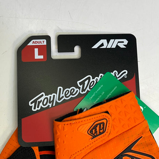 TROY LEE DESIGNS Air Gloves Dirt Bike Riding Gear Unisex Sz L Orange 404785034