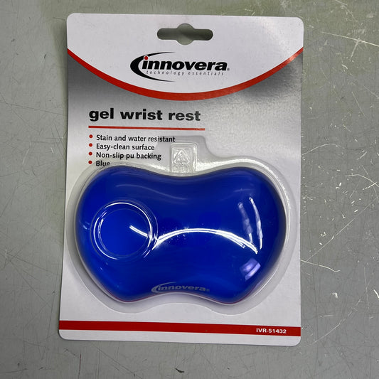 ZA@ INNOVERA (2 PACK) Gel Wrist Rest For Mouse 4.75"x3.12" Blue A