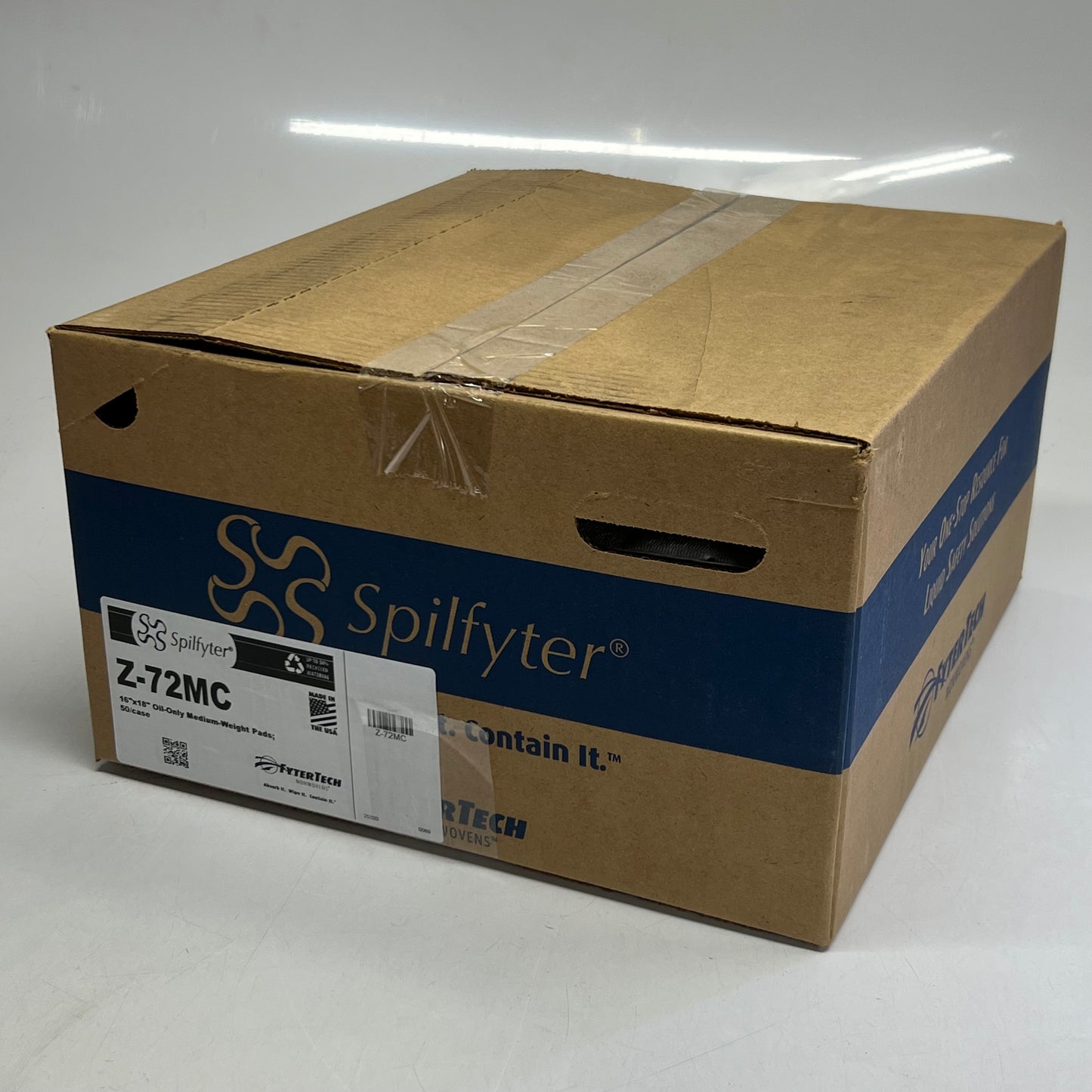 SPILFYTER (50 PACK) Oil Only Medium Weight Pads Sz 16" x 18" Z-72MC