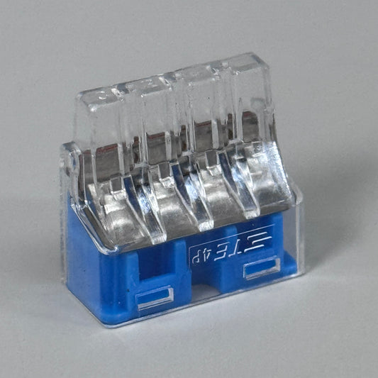 TE CONNECTIVITY (480 PACK) Push Grip Connector 4 Wire Port 12-22 AWG 2388553-4