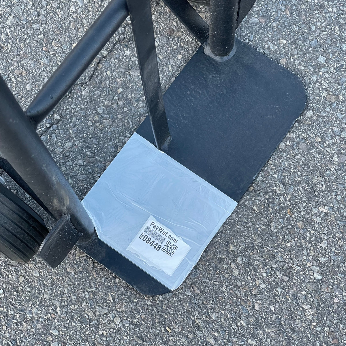 SAFCO Tuff-truck Steel Handtruck 14"x7" Toe Plate Black 4070 MADE IN USA