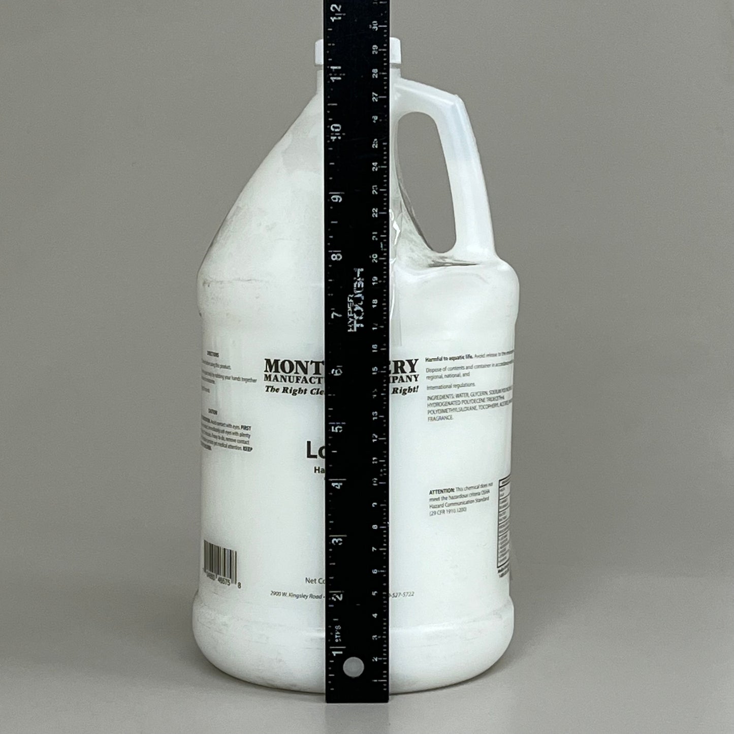 MONTGOMERY (4 BOTTLES, 4 GALLONS TOTAL) Hand & Body Lotion w/ Vitamin E & Aloe