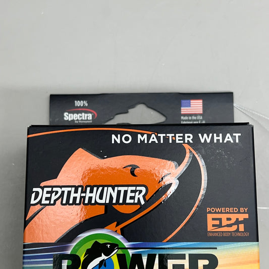 POWER PRO Microfilament Braided Fishing Line 65lbsx1500FT Multicolor 21100650500