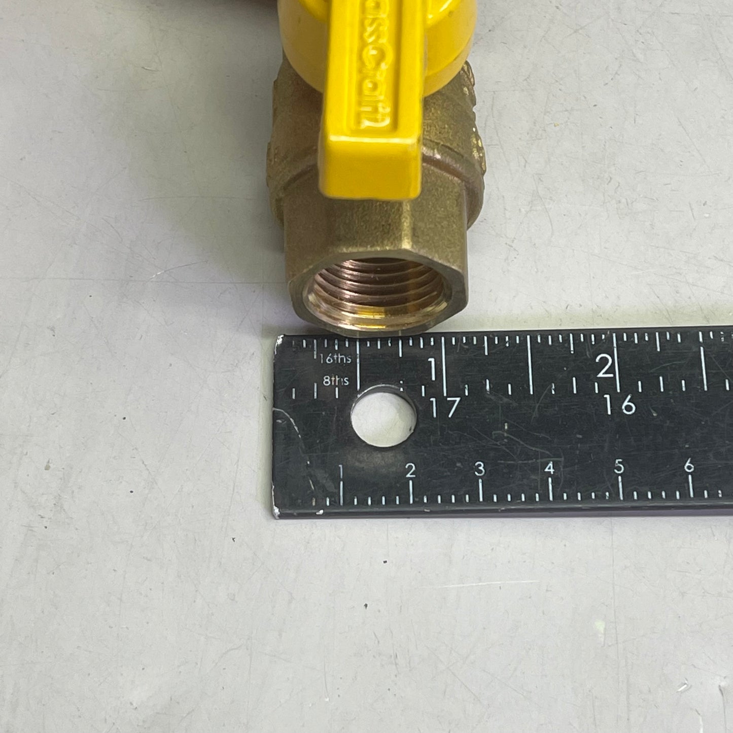 BRASSCRAFT (5 PACK) Gas Ball Valve Flare x FIP Straight 5/8" OD x 1/2" Brass