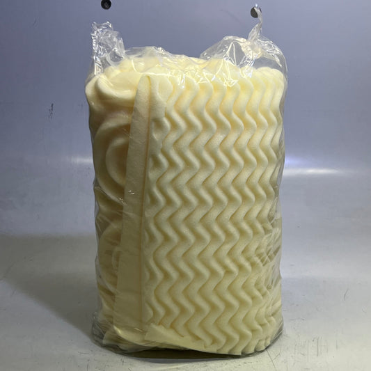 INDEPENDENT FURNITURE Foam Mattress Topper Twin Sz 33" x 72", Yellow