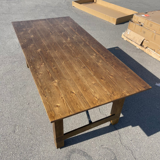 Z@ LANCASTER Vineyard Folding Table, Vintage 84”x40” 164VYTBL8440 (New)