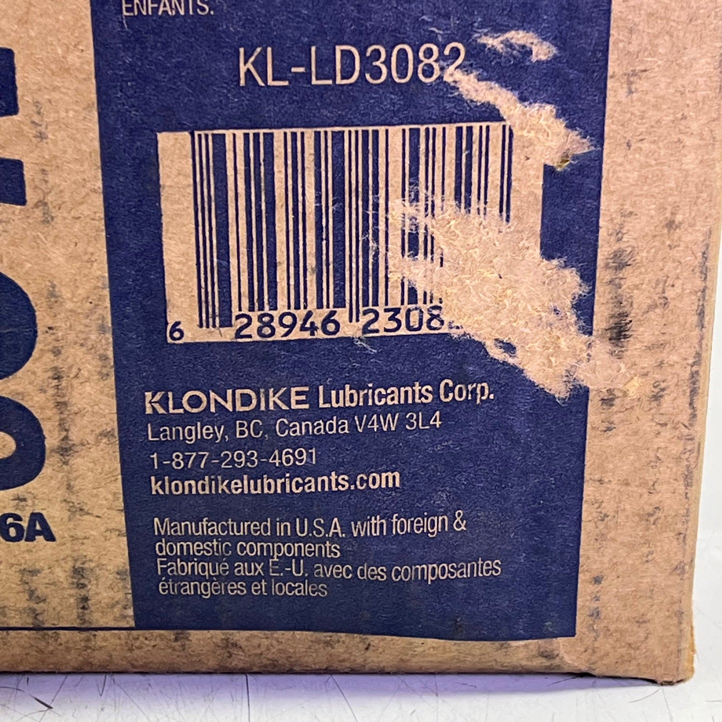 KLONDIKE Full Synthetic Automotive Engine Oil Premium Quality 5.8 Gal KL-LD3082