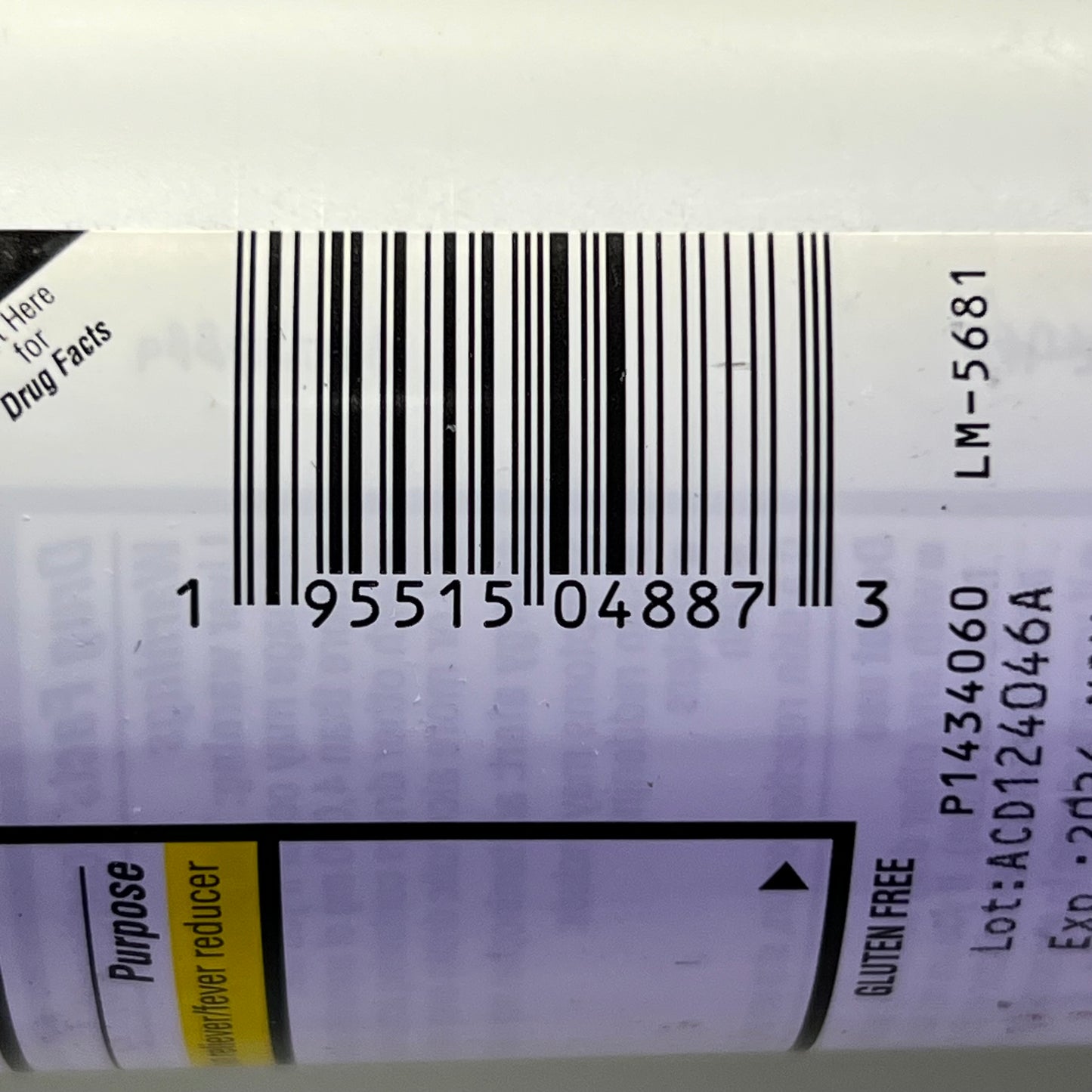 AMAZON (400 Caplets Total) Acetaminophen 500mg White ACD124046A BB 11/26