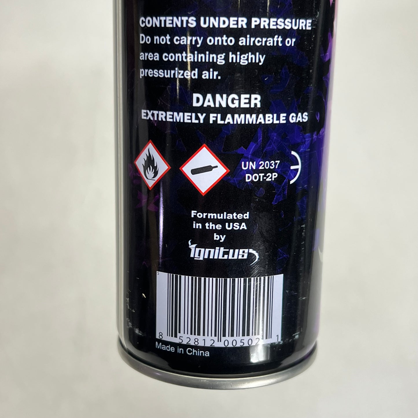 IGNITUS (12 PACK) 5x Premium Refined Butane Refills for Lighters 10.14 fl oz
