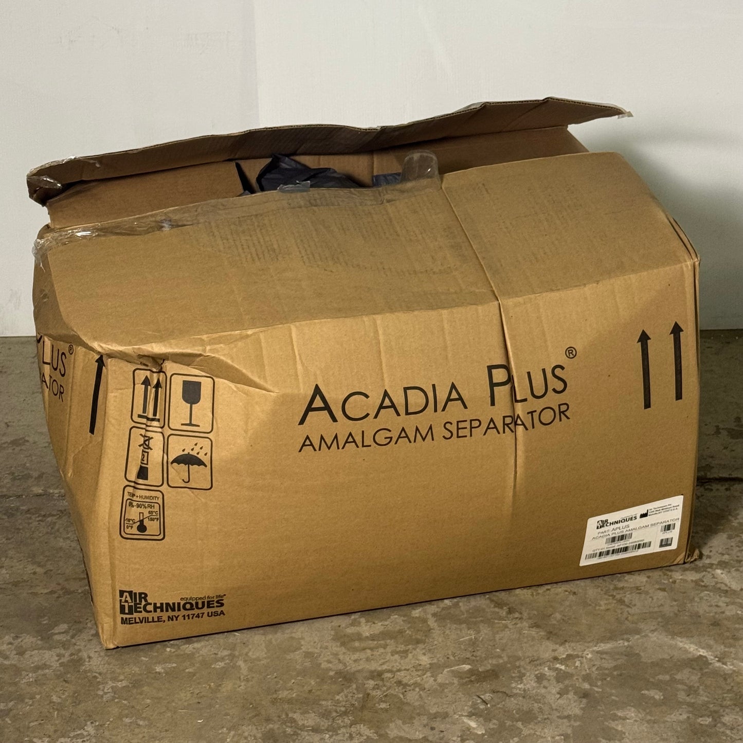 AIR TECHNIQUES Acadia Plus Amalgam Separator Sz 27" H x 9" W x 10" L APLUS