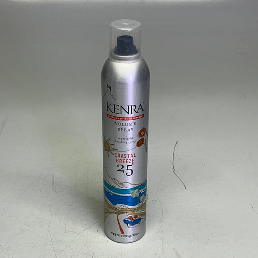 KENRA (3 PACK) Special Edition 25 Volume Spray Coastal Breeze Scent 10.0 oz