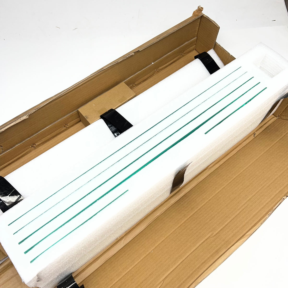 PYROMANIA FIRE FEATURES Heat Resist Tempered Glass Wind Guard 51"x9" GWS-5109