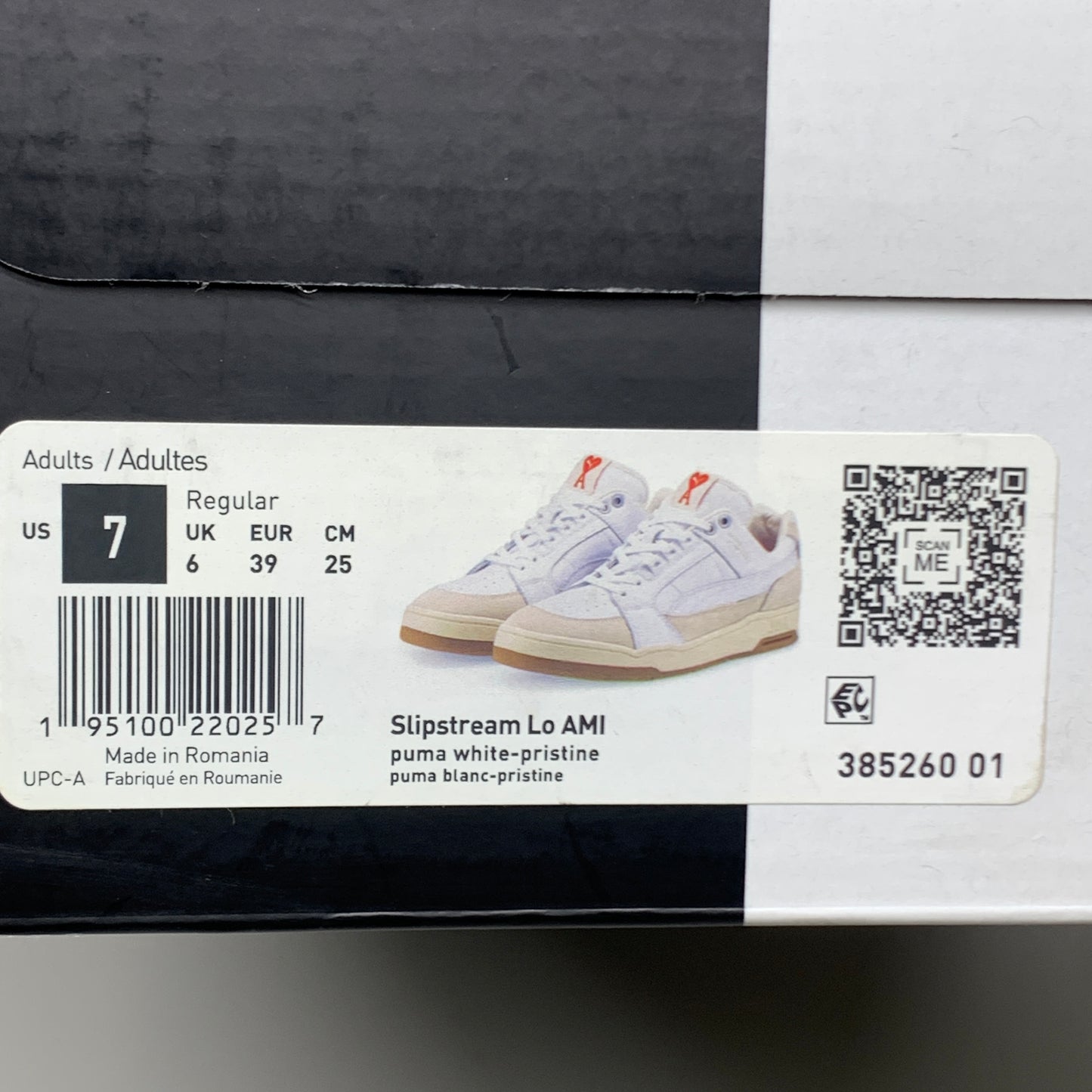 PUMA X AMI Slipstream Lo AMI men's shoes Sneakers Anti - Shock SZ 7 38526001 New Other