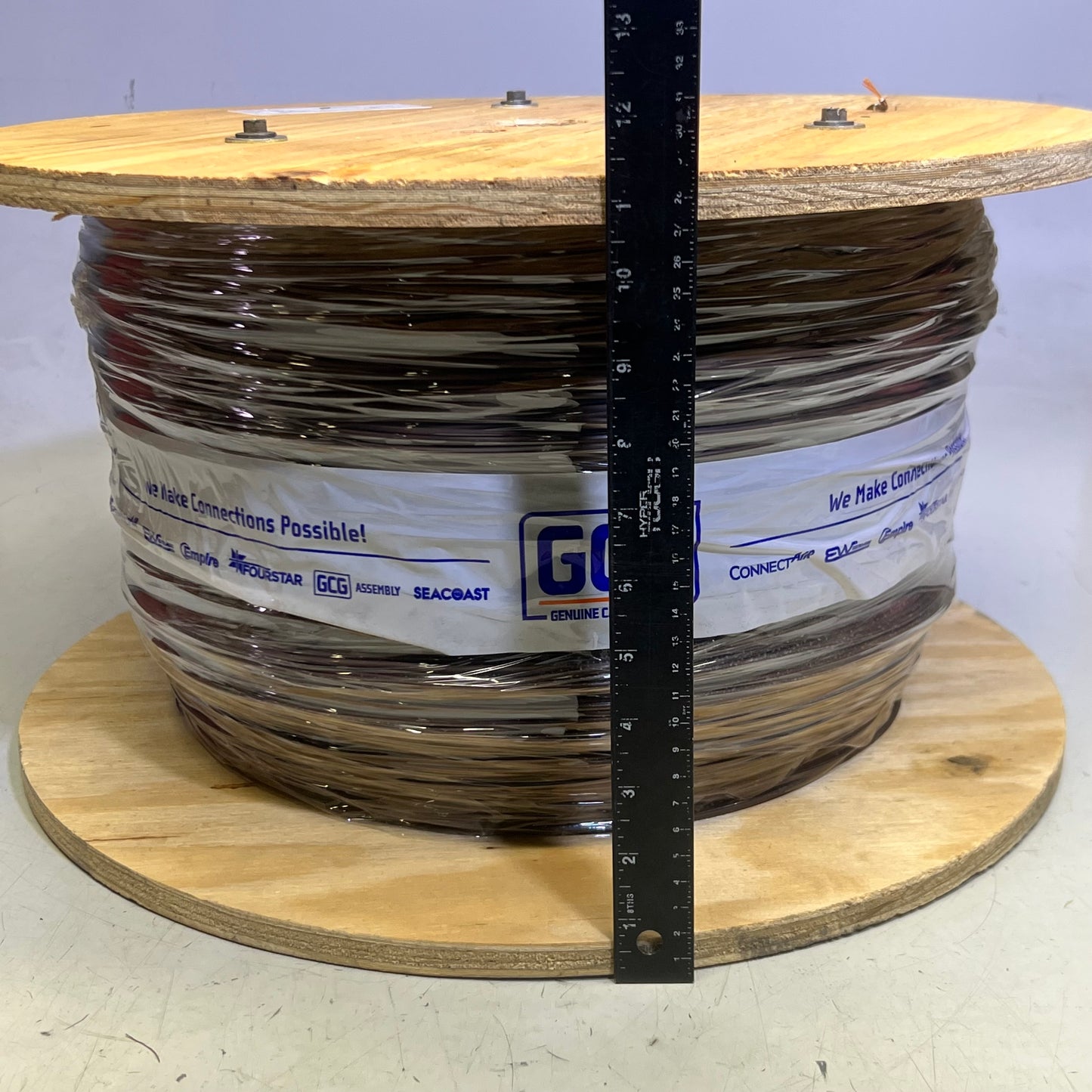 ZA@ GCS 16 Gauge Stranded Wire Brown 5000 ft. GXL16-1