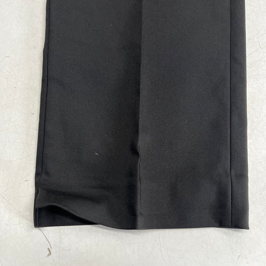 RW & CO Mid-rise Long Straight Leg Trousers Women's Sz 2 Black 489621