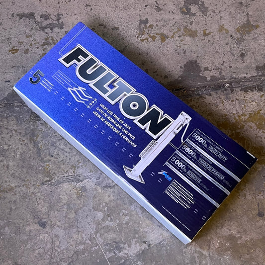 FULTON Fixed Mount Drop Leg Trailer Jack 5,000 Lbs Heavy Duty HD50000101