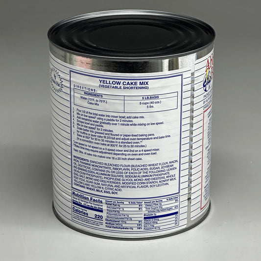 ABBY’S BEST Yellow Cake Mix Just Add Water 5 LBS