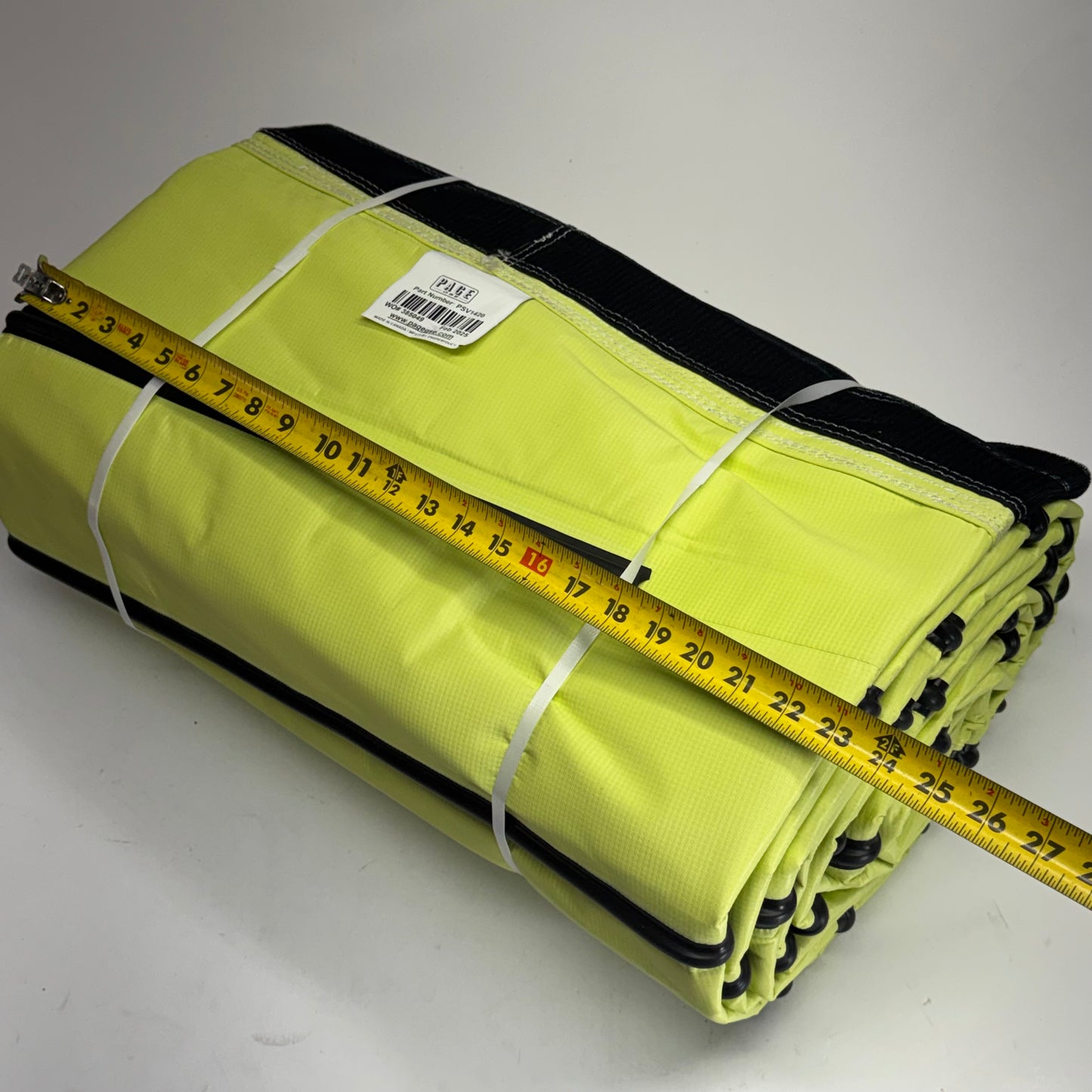 PAGE GSE Green Layflat Ventilation Duct Sz 23"W 385049