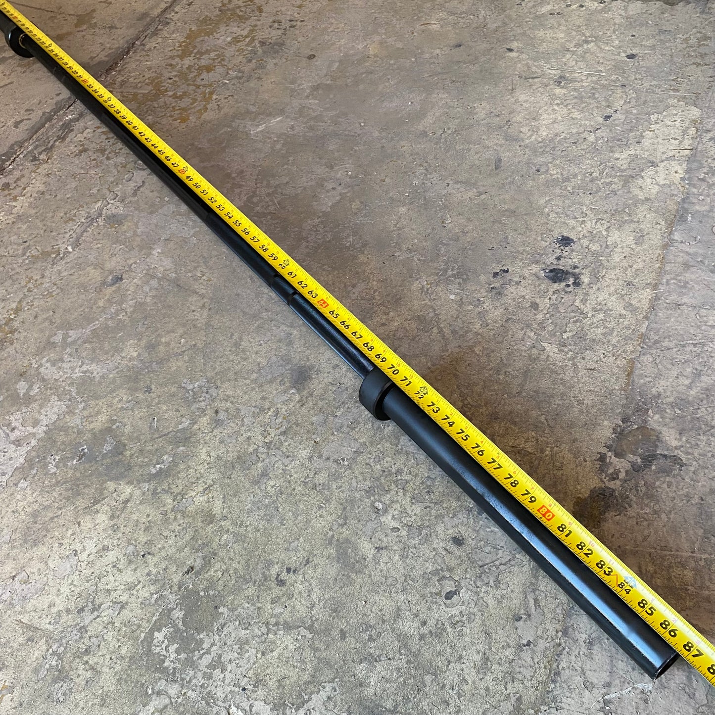 BETTER Weightlifting Bar Max 700 Lbs 87"L Black 0B86