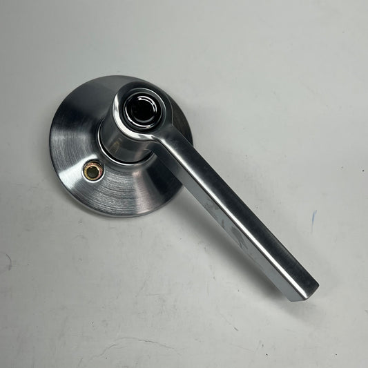 SCHLAGE Latitude Privacy Door Lever Set W/ Privacy Button 626 Satin Chrome ND40S