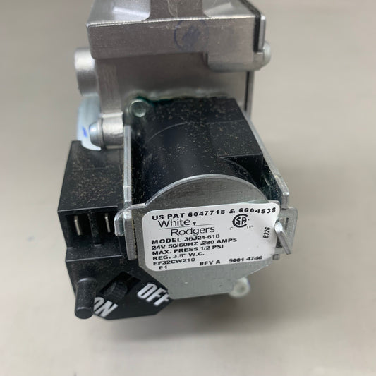 OEM FACTORY AUTHORIZED Furnace Gas Valve Replacement Part 7"x7"x3" Grey/Black EF32CW210