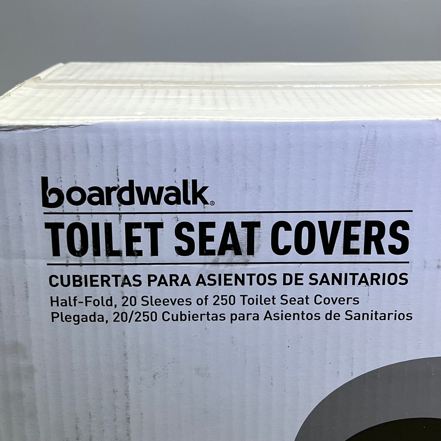 ZA@ BAORDWALK (20 SLEEVES OF 250) Toilet Seat Covers White BWKK5000