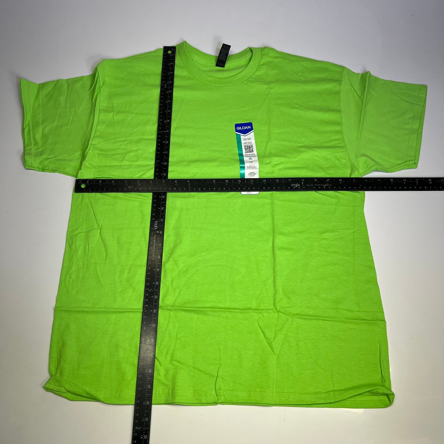 ZA@ GILDEN (3 PACK) Heavy Cotton Adult T-Shirt Unisex Sz XL Lime Green