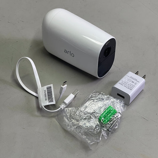 ARLO Essential XL Spotlight Camera 130° FOV White VMC2032W-100NAS (Pre-Owned)
