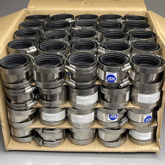 MIFAB Box of 100! Mi-Hub 2” Stainless Shielded Couplers MI-HUB-2