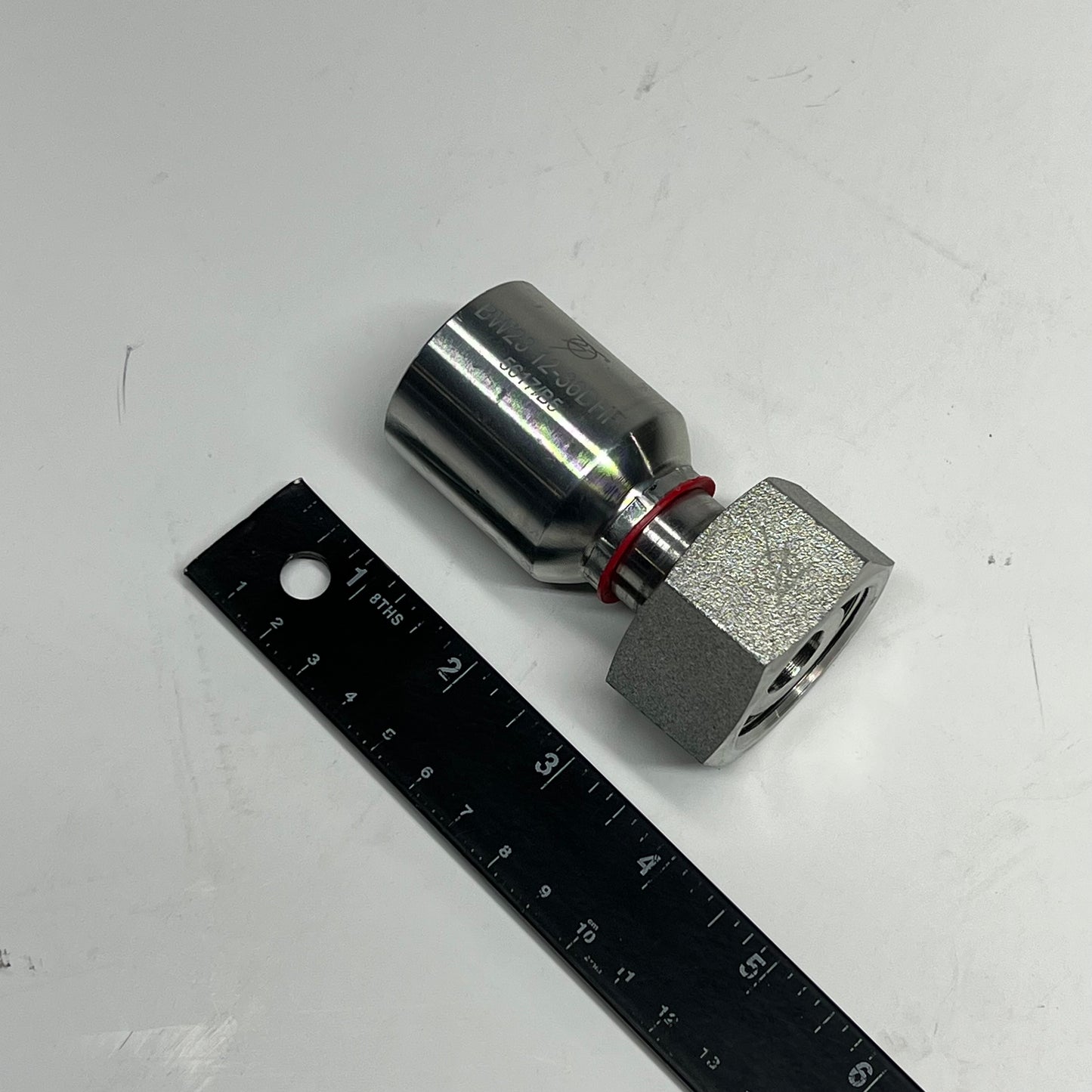 BALFLEX USA Hydraulic Crimp Fitting W-series 3/4" Hose X 36 DHF BW2312-36DHF