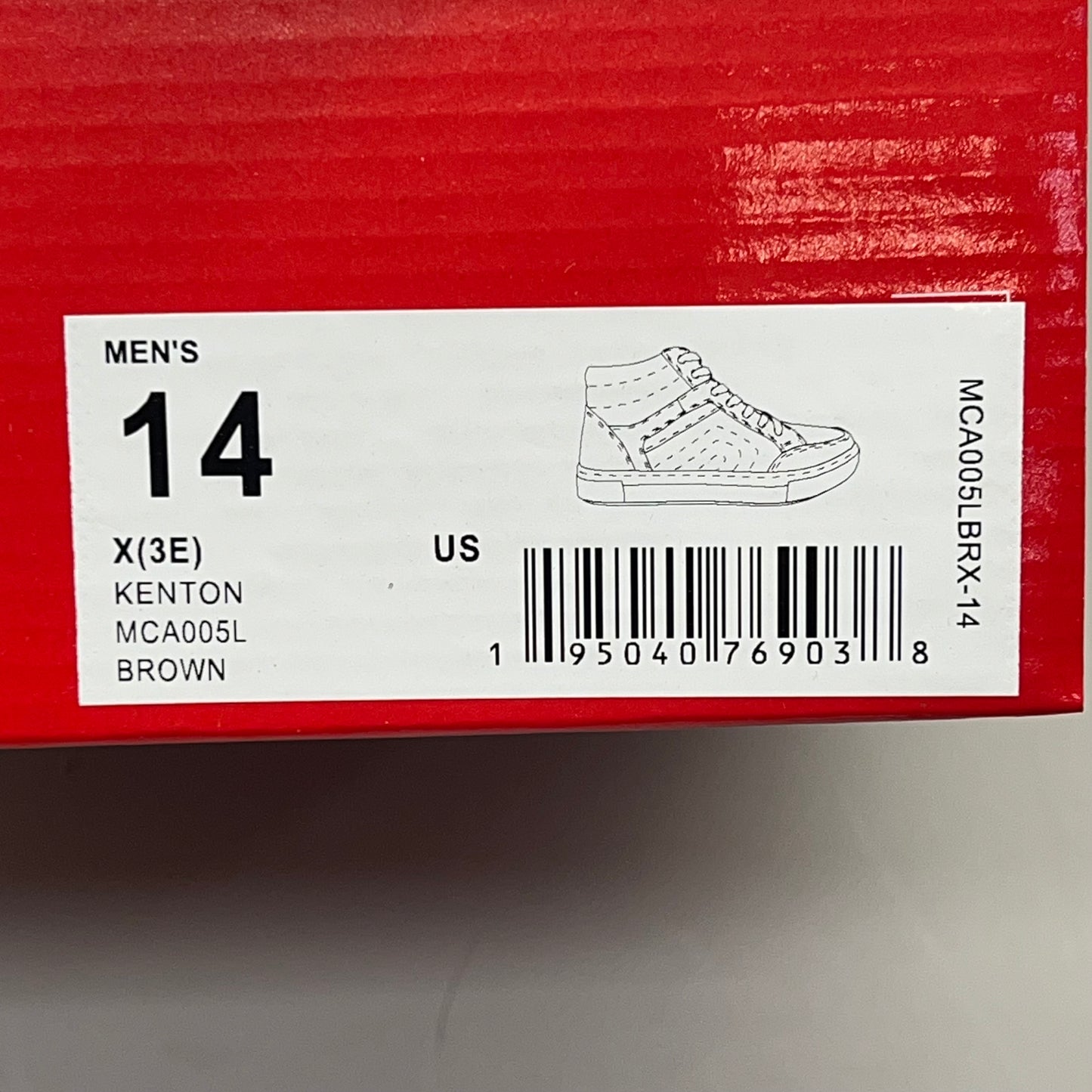 PROPET Kenton Diabetic Orthotic Friendly DuroCloud Men's Sz 14 X(3E) Brown MCA005L