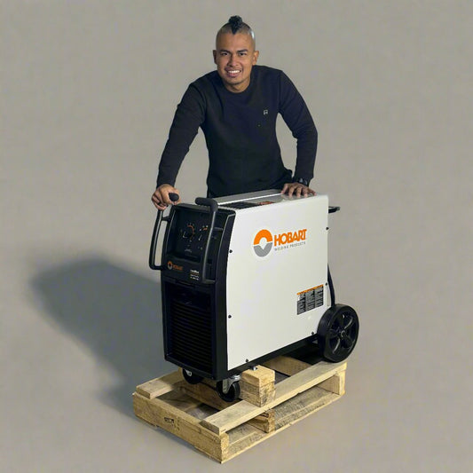 HOBART Complete Single-Phase Wire Feed Mig Welder Ironman 240 42”Lx29”Hx13”W 500574001