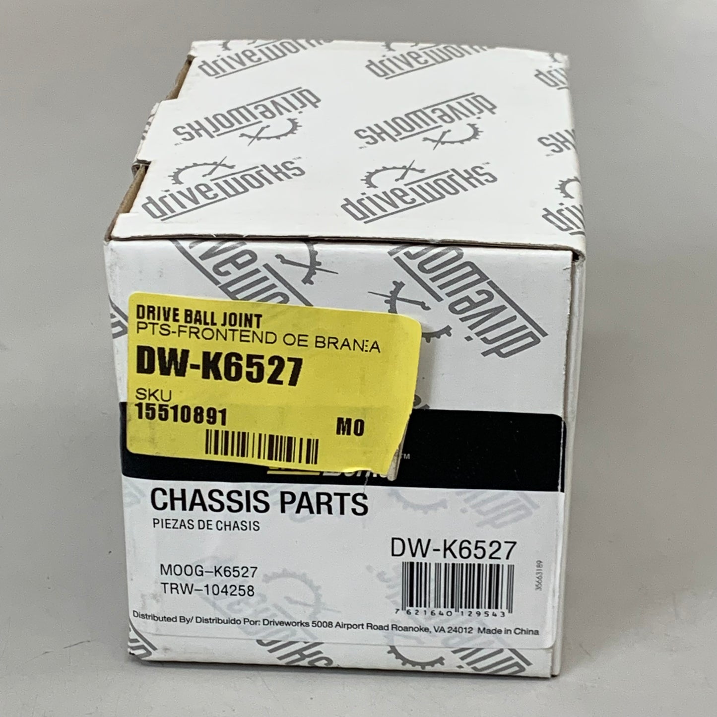 DRIVE WORKS Front Driver Or Passenger Side Lower Ball Joint Problem Black K6527