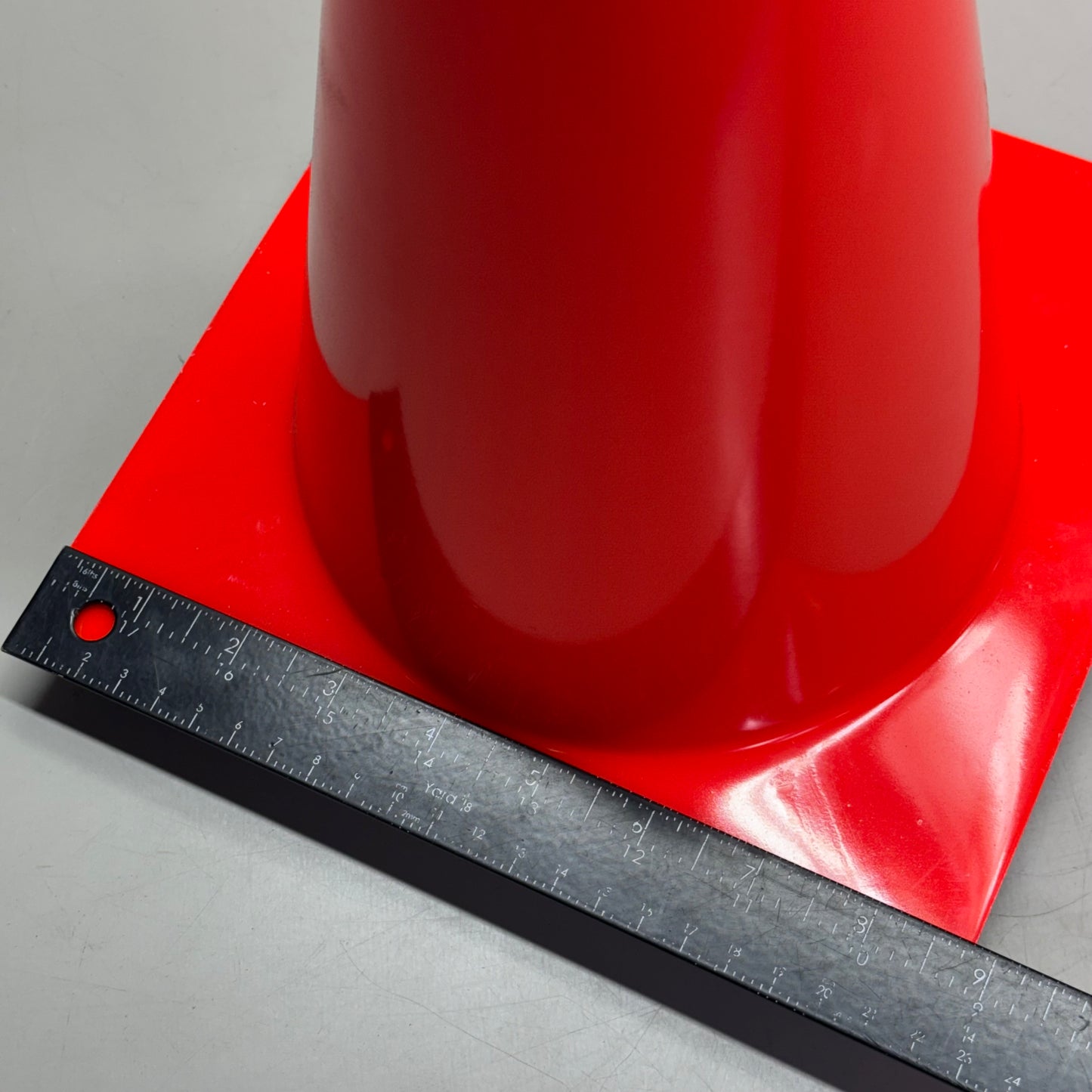 Safety Cone (3 Pcs) Sz 13”Hx9”x9” Red
