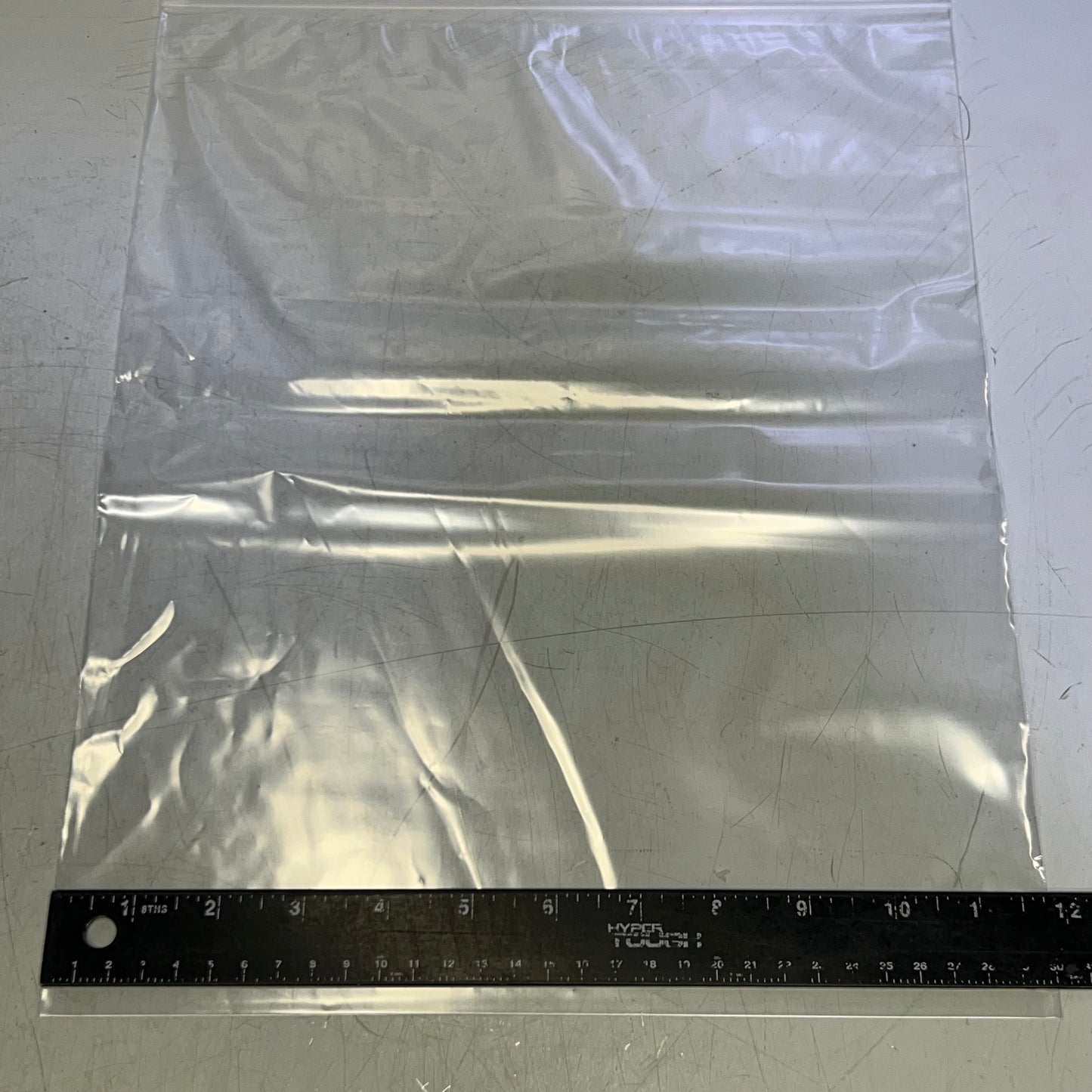 JDE (100 Bags) Clear Zip Lock Bags 2000981 Sz 12" x 15"
