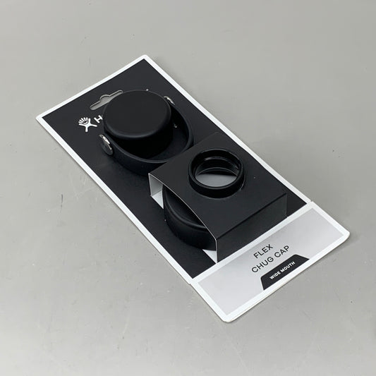 HYDROFLASK (2 PACK) Flex Chug Cap Wide Mouth Flex Strap Black WFCC001