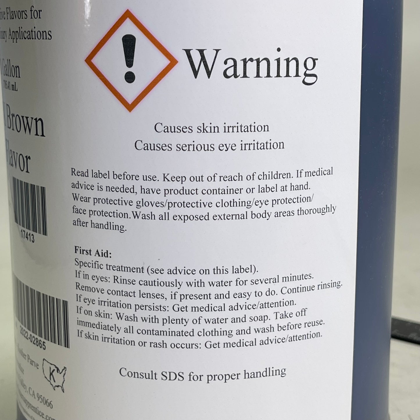 TFA N&A DX Brown Sugar Flavor Dessert & Bakery Syrup 1 Gallon BS-17413