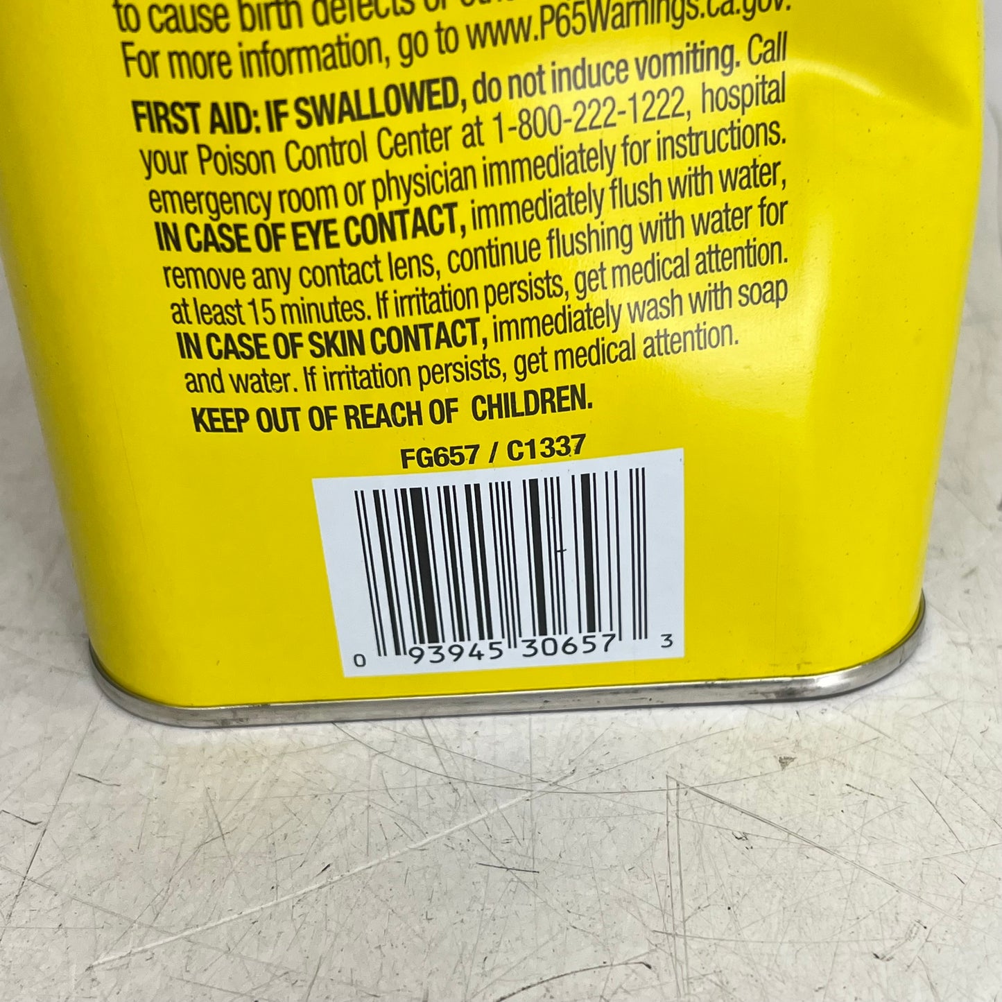 ZA@ GOO OFF (2 PACK) Kleen-strip Goo Off Professional Strength Remover 1 Gal FG657
