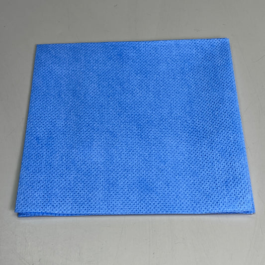 SHORE MANUFACTURING (500 PACK) Foodservice Wipes Sz 13.5" x 14" Blue SM8257