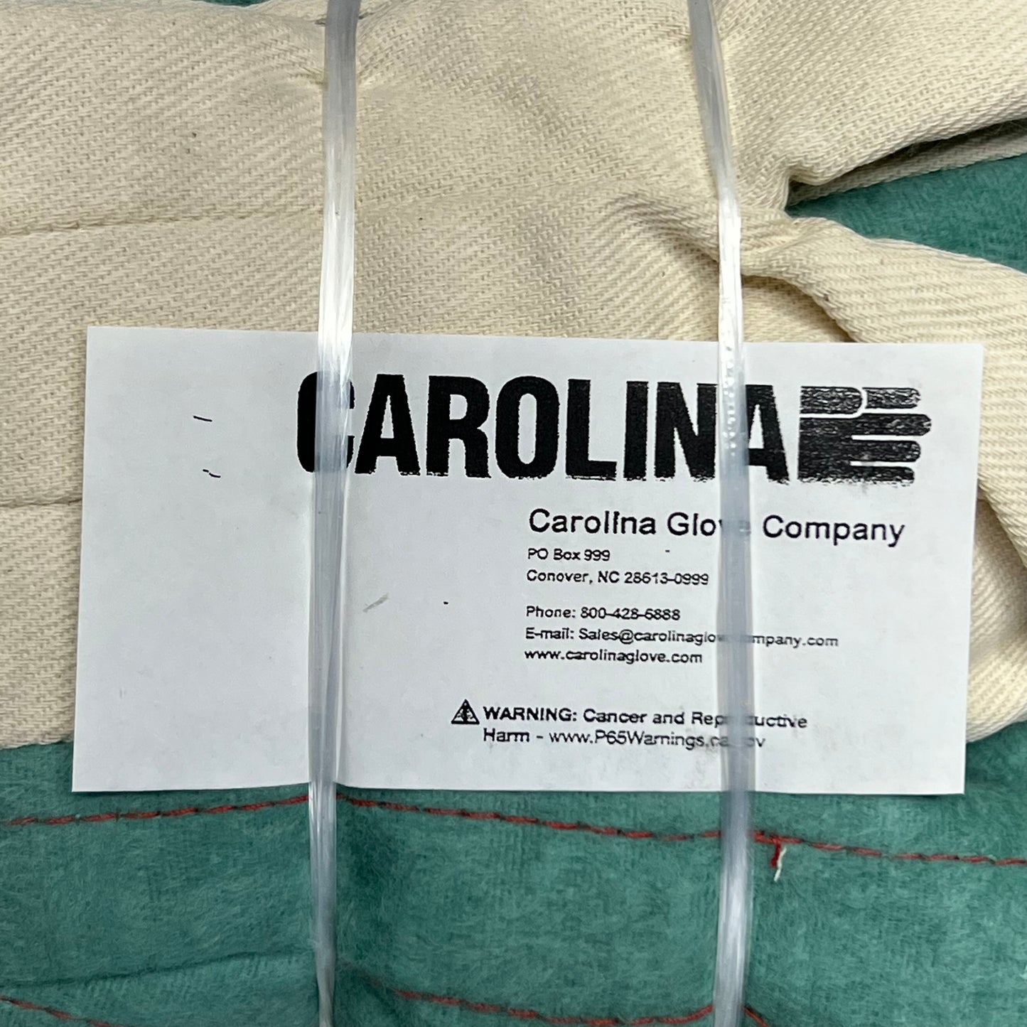 CAROLINA GLOVE (12 Pairs) Men's Safety Gloves Sz Large, Green & Beige FG170