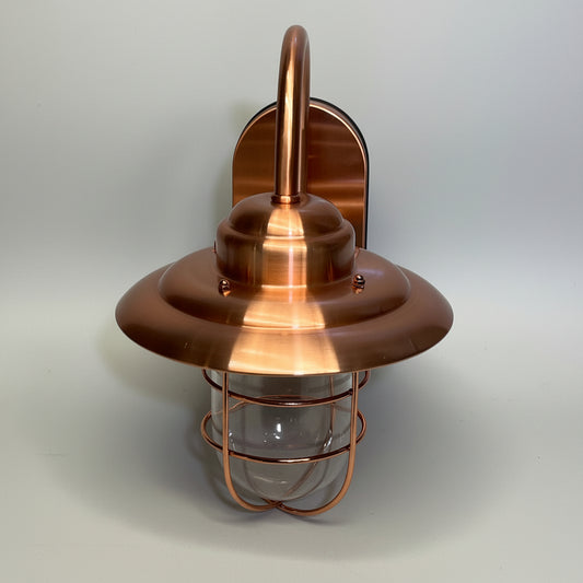 AQ LIGHTING Indoor/Outdoor LED Entry Wall Sconce 4.5W Shiny Copper HL346A-CP