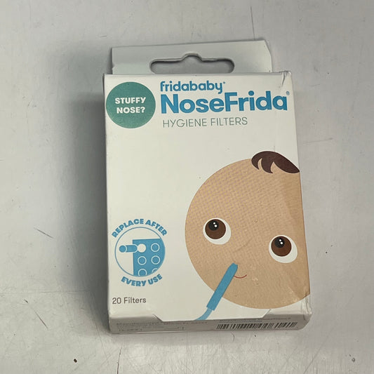 FRIDABABY (5 PACK, 20 FILTERS EACH) Nose Frida Hygiene Replacement Filters Blue
