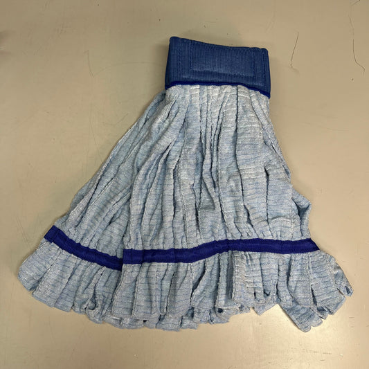 SMART CHOICE (6 PACK) Professional Microfiber Tube Mop Head 18oz Blue M600018B