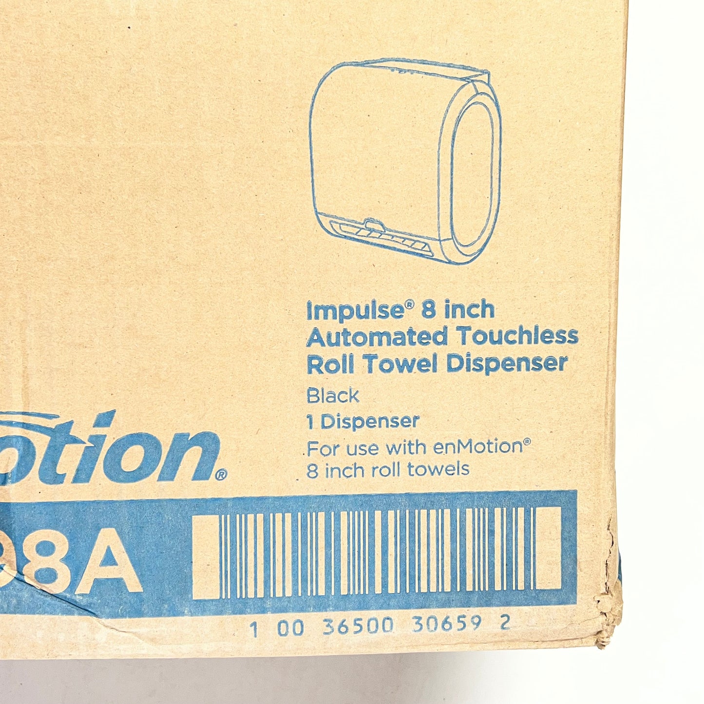 ENMOTION Impulse Automated Touchless Paper Towel Dispenser 8" 1 Roll 59498A