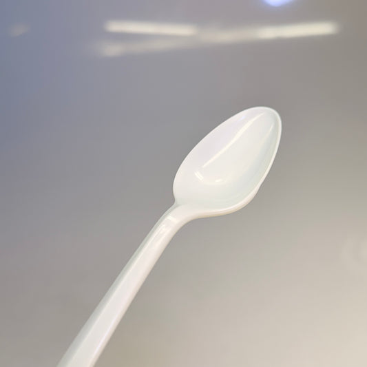ZA@ NETCHOICE (Box Of 1000) White Teaspoon Medium Weight Polypropylene 406014 (New-Other) J