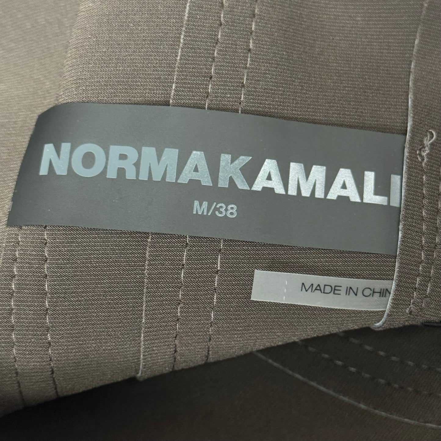 NORMA KAMALI Strapless Grace Mini Dress Unlined Women's Sz M/38 Chocolate