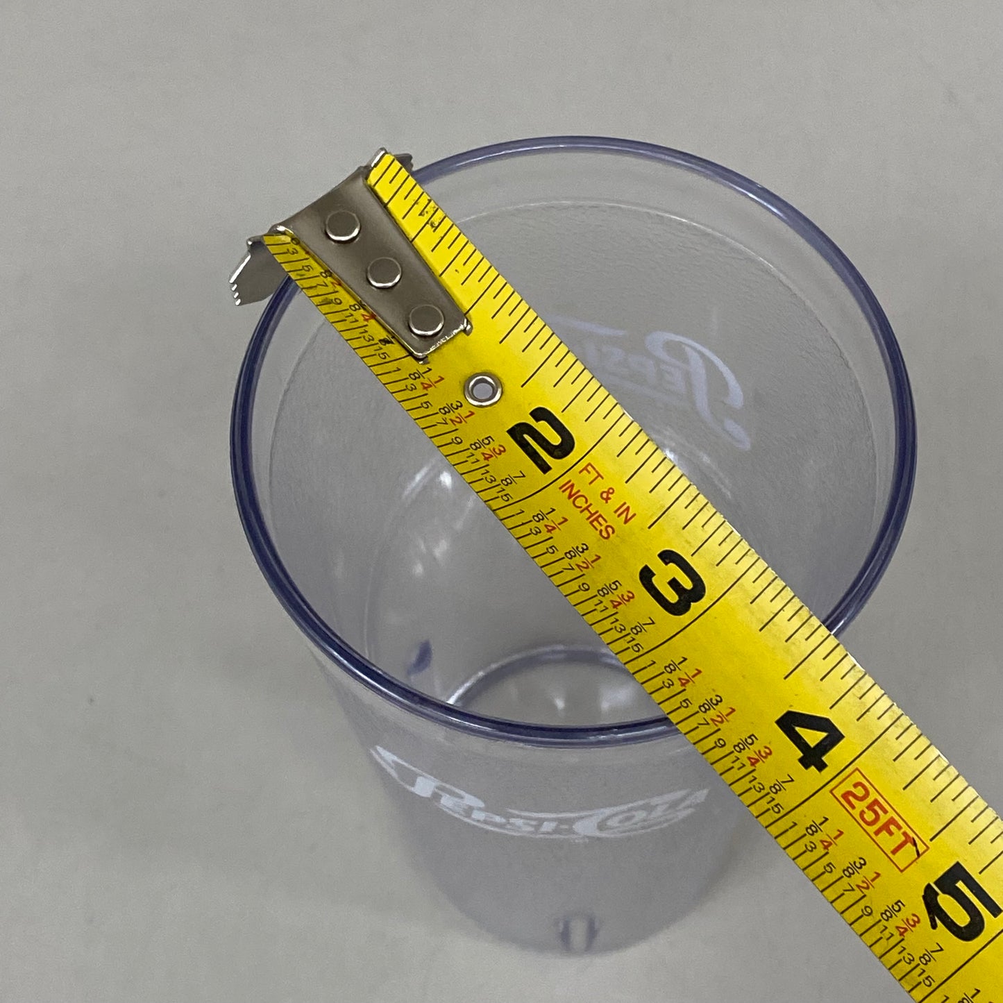 CFS BRANDS (6 Pack) Pepsi Script Tumbler Cups 20oz Clear 5220841C2