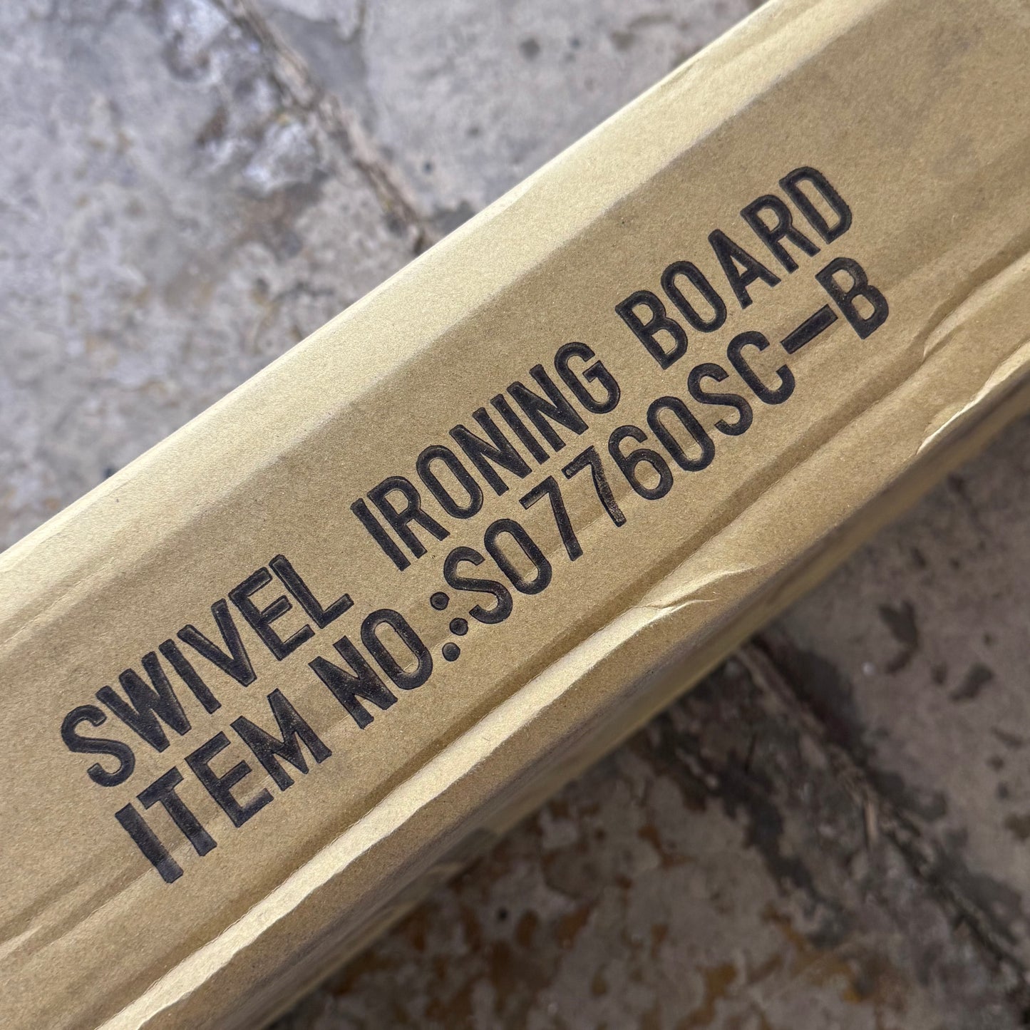 REV-A-SHELF Swivel Ironing Board with Soft Close Sz 37" L x 36" H, Beige