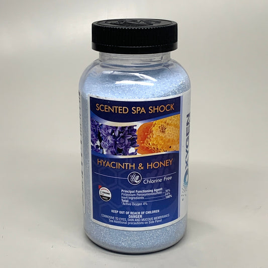 ZA@ OXYGEN SPAS (3 PACK) Scented Spa Shock Chlorine Free Hyacinth & Honey 1.875 lbs A