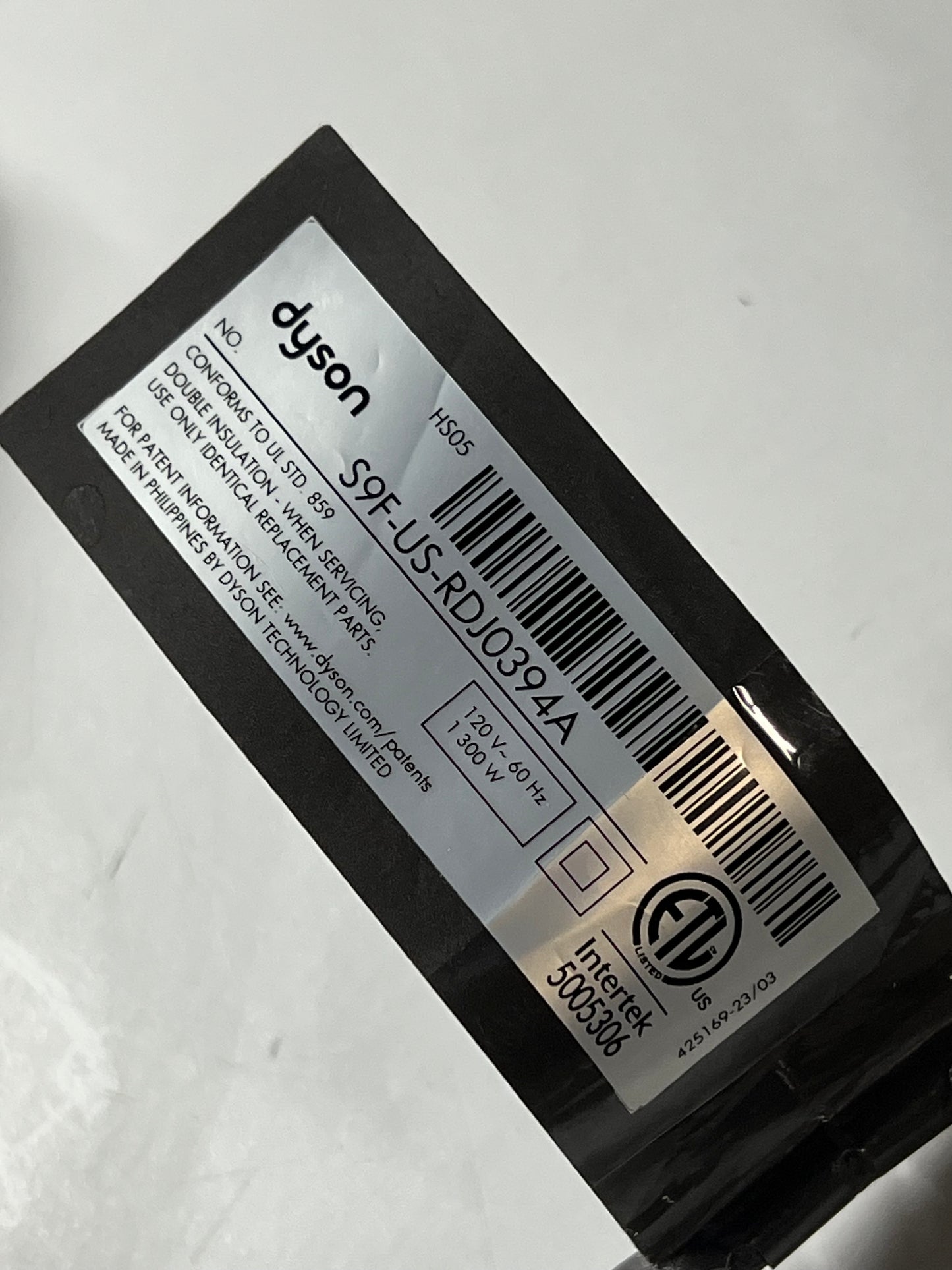 ZA@ DYSON (8 PIECES) Airwrap Hair Styler W/ Attachments Grey/Pink S9F-US-RDJ0394A (Pre-Owned)